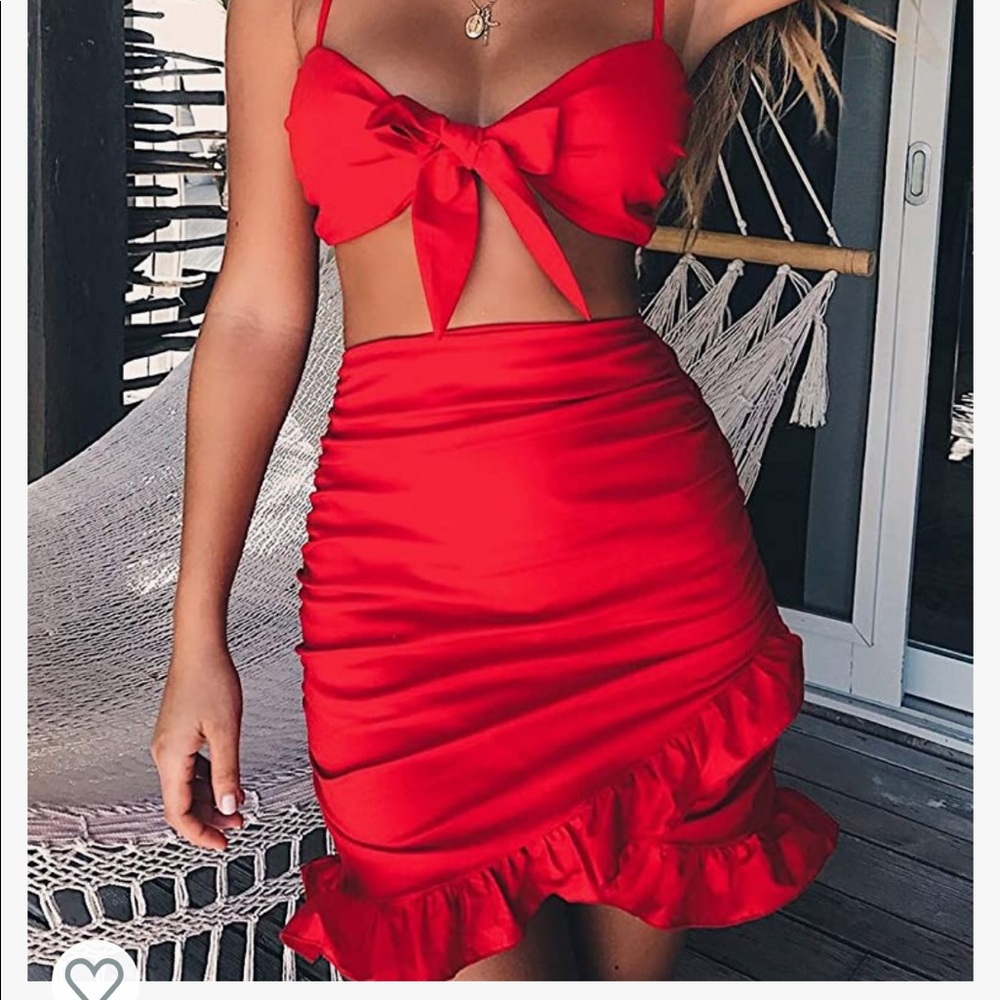 Relipop Red Two Piece Outfit BRAND NEW!